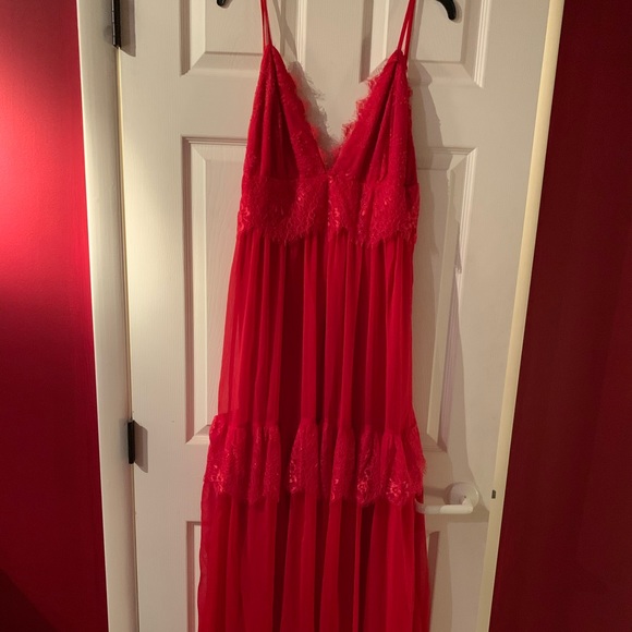 Lulus Full Length Red Dress - Picture 2 of 2